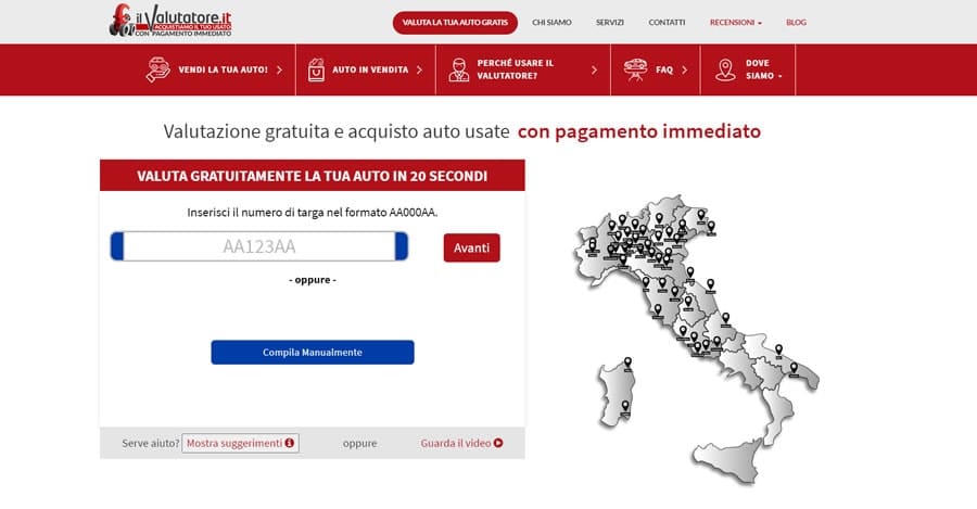 Il Valutatore ilvalutatore vendita auto immediato