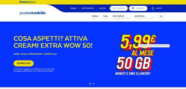 PosteMobile offerte