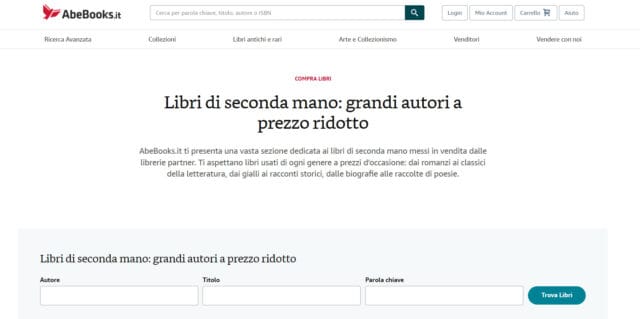 AbeBooks libri usati