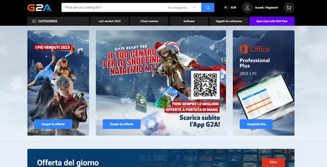 g2a scaricare giochi e codici di gioco