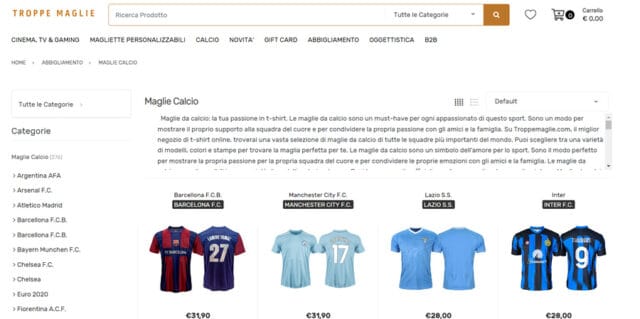 Troppe Maglie Troppe Maglie - t-shirt calcio - Siti Dove Acquistare Maglie Calcio