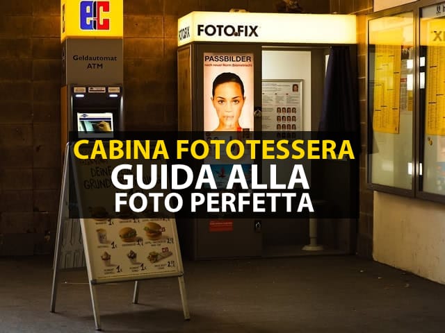 Fototessera Cabina