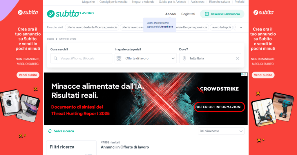 subito.it annunci di lavoro
