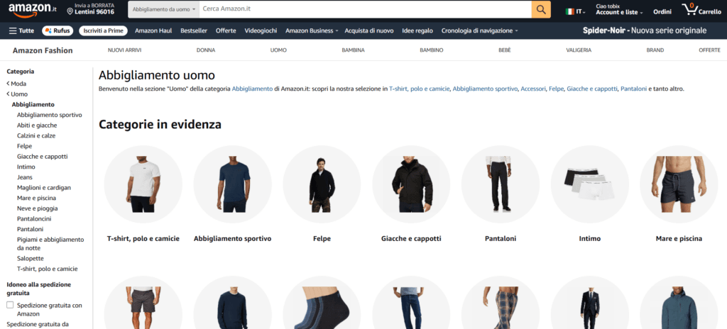 abbigliamento Uomo Amazon