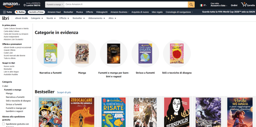 fumetti manga amazon