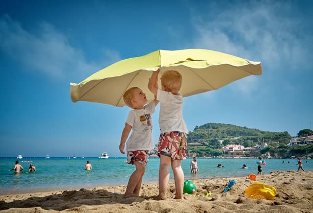 Bambini in Spiaggia