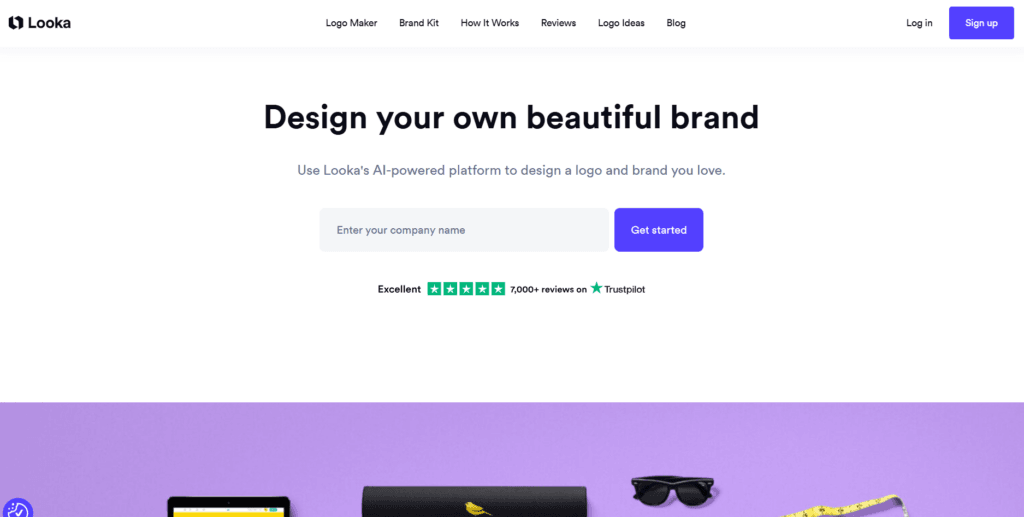 Looka, creare logo online gratis