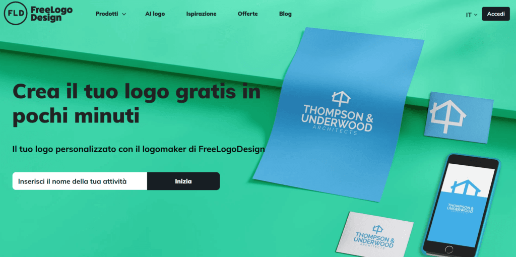 FreeLogoDesign creare loghi online
