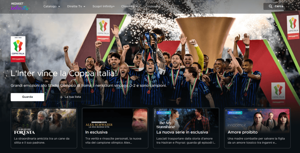 Mediaset Infinity Mediaset Infinity dirette TV