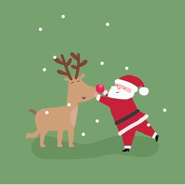Babbo natale da colorare