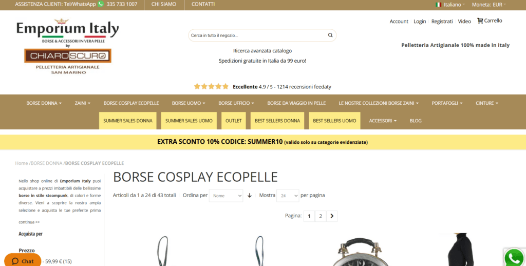 Borse similpelle