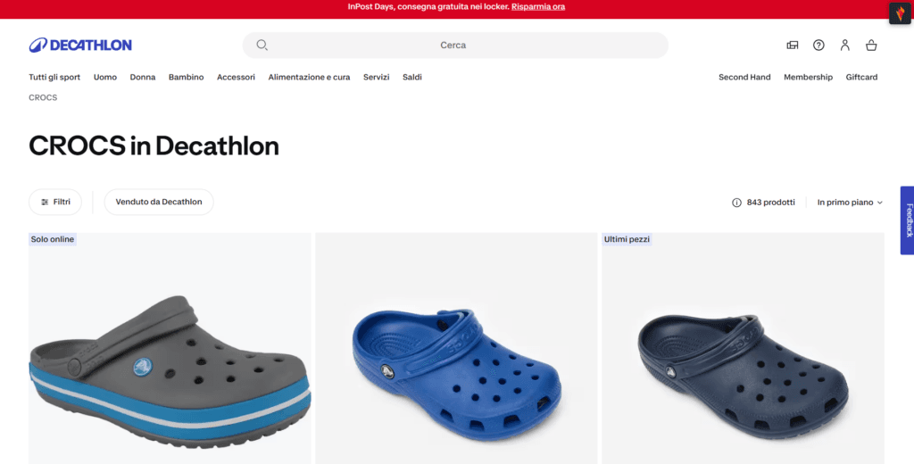 Decathlon crocs