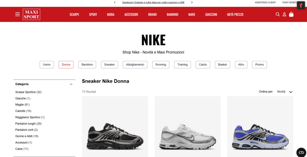 Maxi Sport Nike