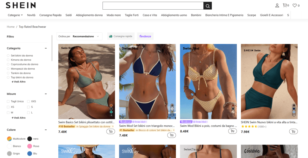 costumi da bagno Shein