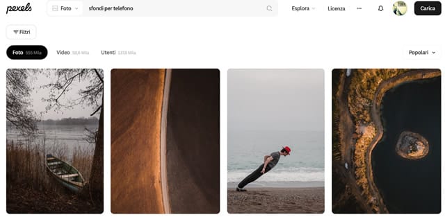 Pexels - Sfondo per telefono Pexels