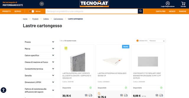 Tecnomat - Cartongesso