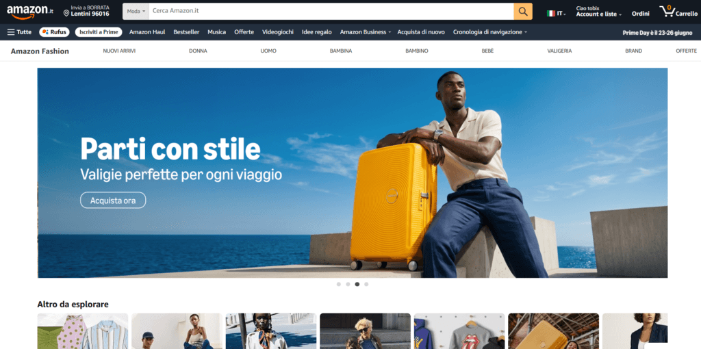 Amazon moda abbigliamento economico