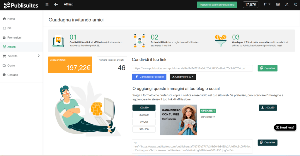 Publisuites guest post a prezzi economici