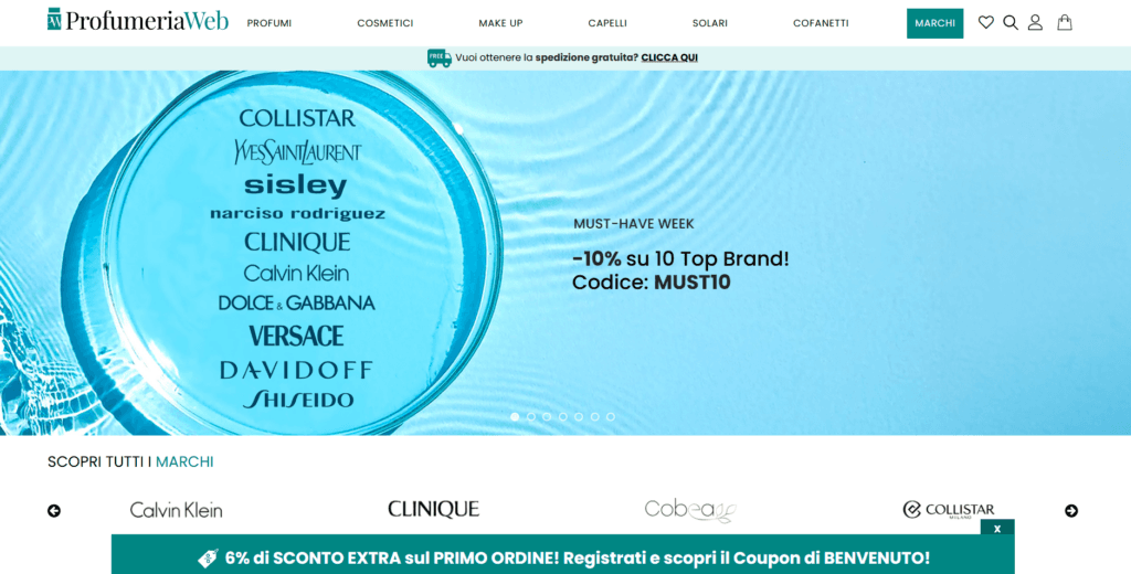 profumeria web