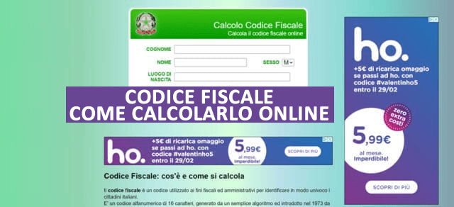 CODICE FISCALE