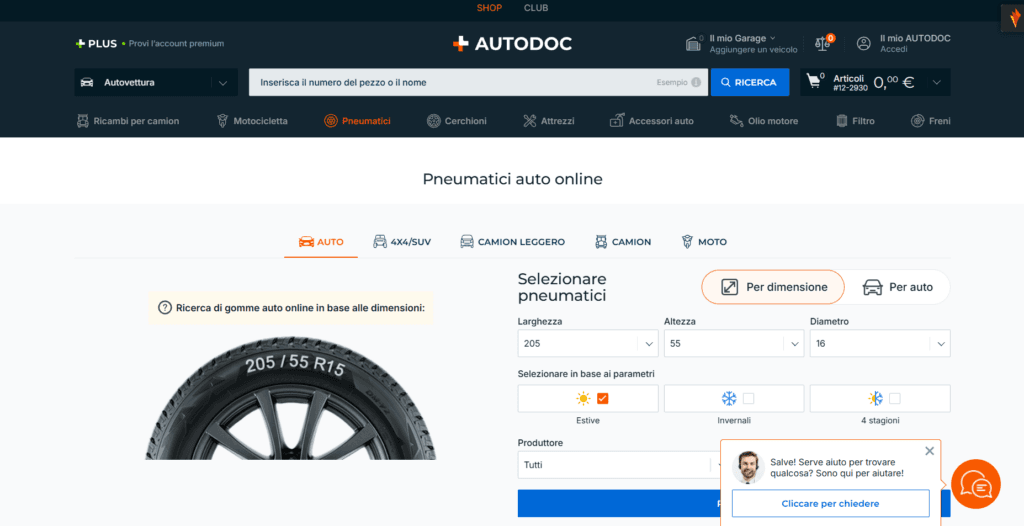 Autodoc pneumatici