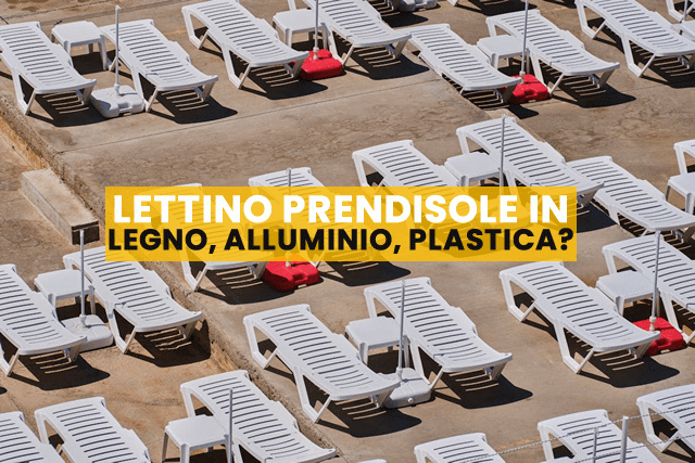 lettino prendisole