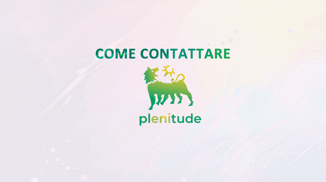 come contattare eni plenitube