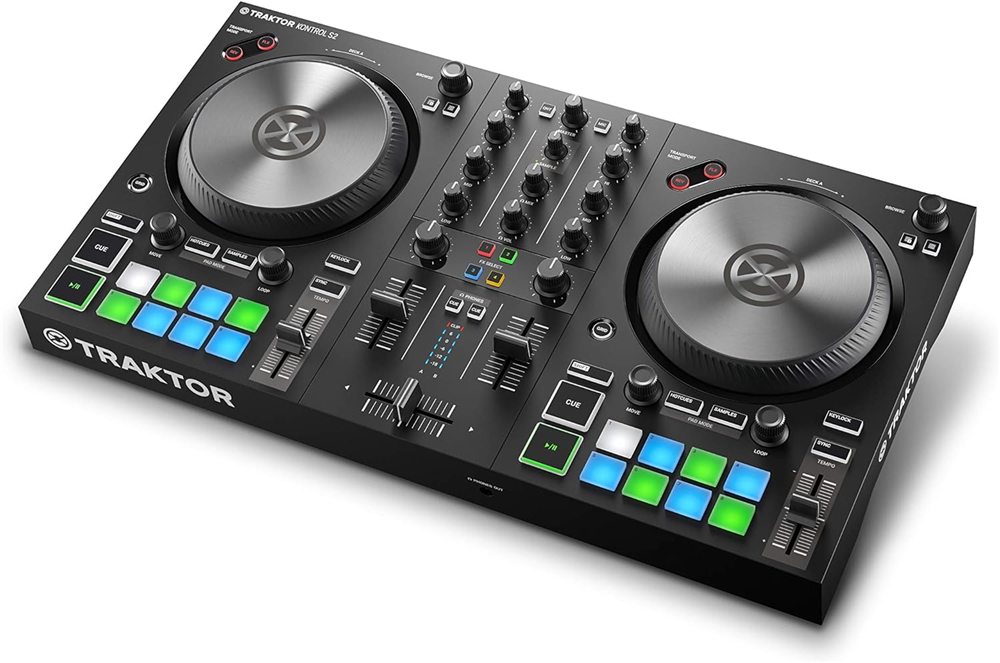 Native Instruments Traktor Kontrol S2 MK3, consolle DJ con jog wheel grandi e Traktor Pro incluso