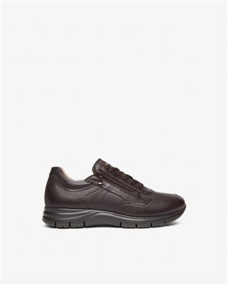 NeroGiardini Sneakers Uomo in Pelle, Testa di Moro (I601280U)