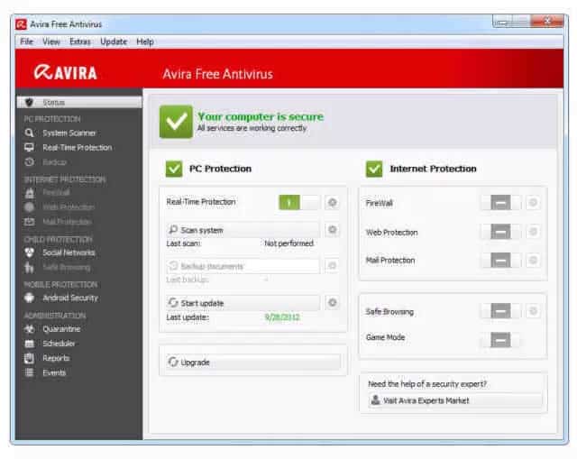 Avira 2017 Antivirus Free I Migliori Antivirus Gratuiti