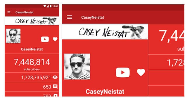 Live YouTube Subscriber Count App per diventare Youtuber