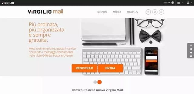 Virgilio Email creare casella di posta elettronica