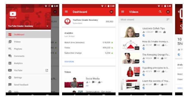 Youtube Creator Studio Le App che non devono mancare ad un Youtuber