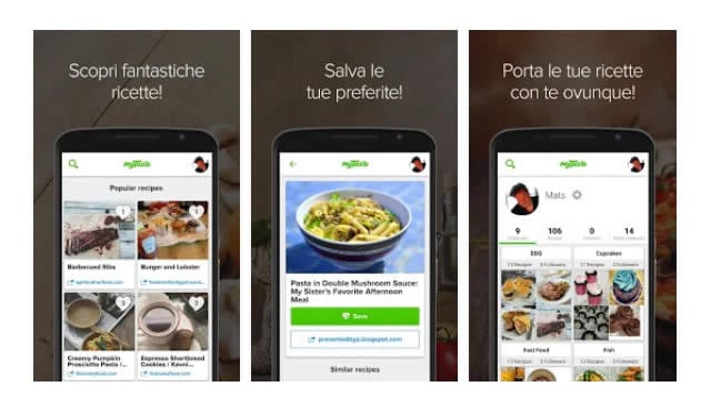my Taste app cucina gratuite