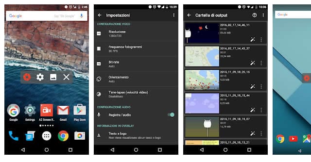 AZ Screen Recorder Come registrare lo schermo di uno Smartphone