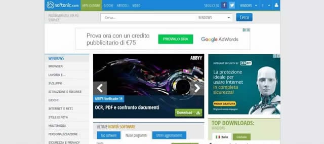 Softonic I migliori siti per scaricare programmi gratis