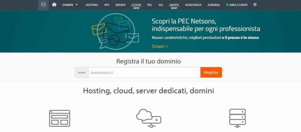 Netsons I migliori Servizi di Hosting Gratuiti Italiani