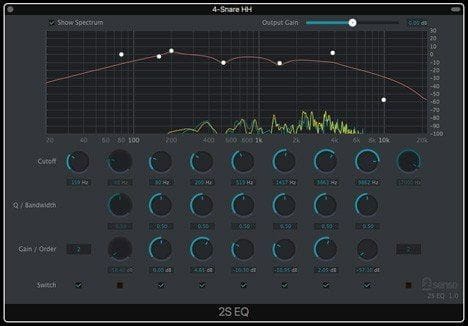 Sense Audio | 2S EQ I Migliori Equalizzatori VST Gratuiti