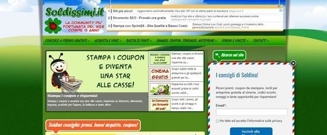 Soldissimi.it Prodotti gratuiti da Testare