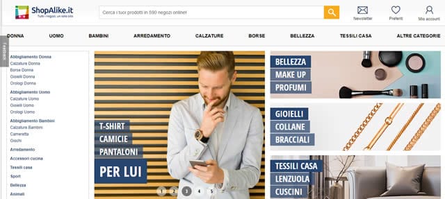 Shopalike comparatore prezzi