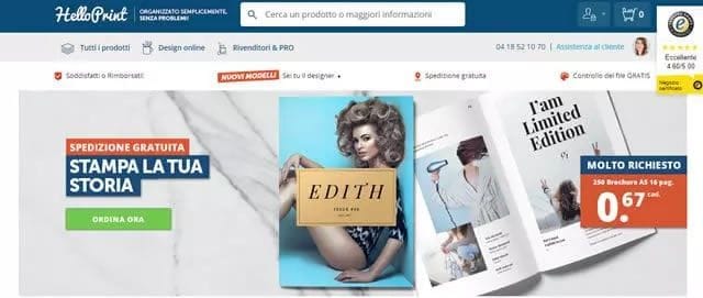 HelloPrint I Migliori Siti di Stampa Digitale e Offset