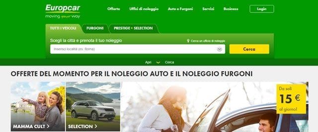 Europcar noleggio auto
