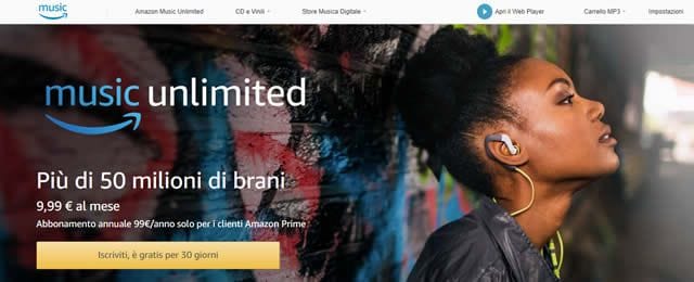 Amazon Music Unlimited Le migliori alternative a Spotify