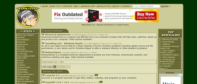 MajorGeeks MajorGeeks PROGRAMMI FREE