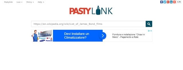 Pasty Link  Scaricare Video Mediaset