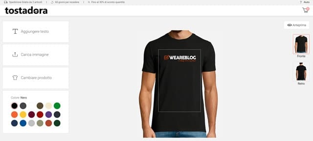 Creare Magliette Personalizzate Online con Tostadora ostadora Creare Maglietta Personalizzata