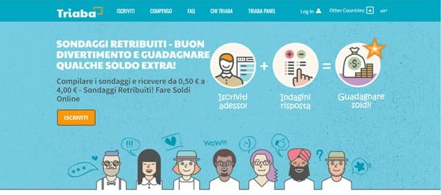 Triaba Sondaggi retribuiti Migliori siti Sondaggi Retribuiti