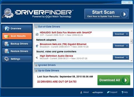 Driver Finder aggiornare driver pc