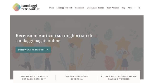 isondaggiretribuiti.it homepage isondaggiretribuiti.it