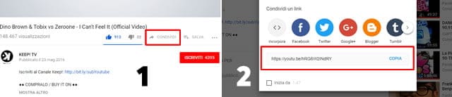 Copiare URL Youtube Come Scaricare Musica e Video da Youtube